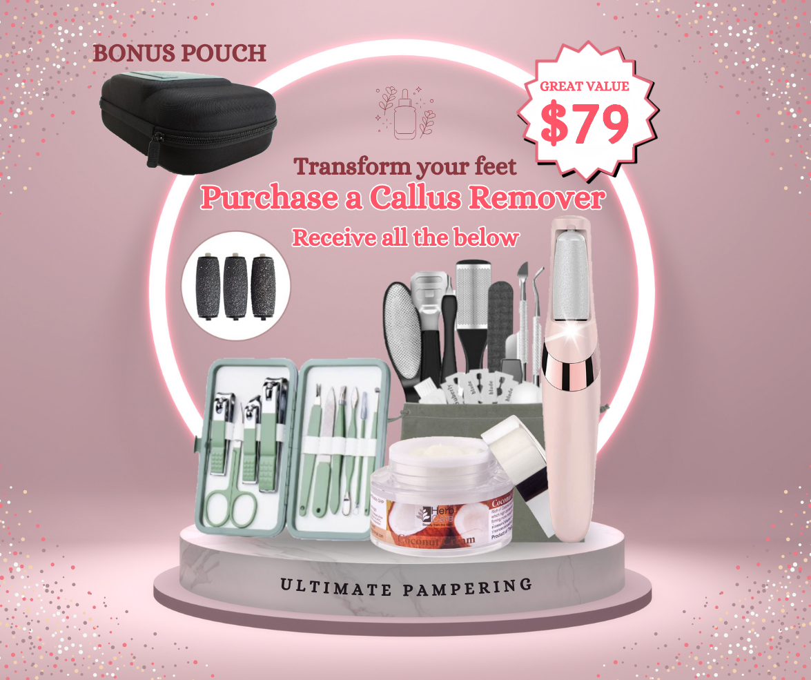 Ultimate Foot Care Set: Callus Remover & Manicure Magic