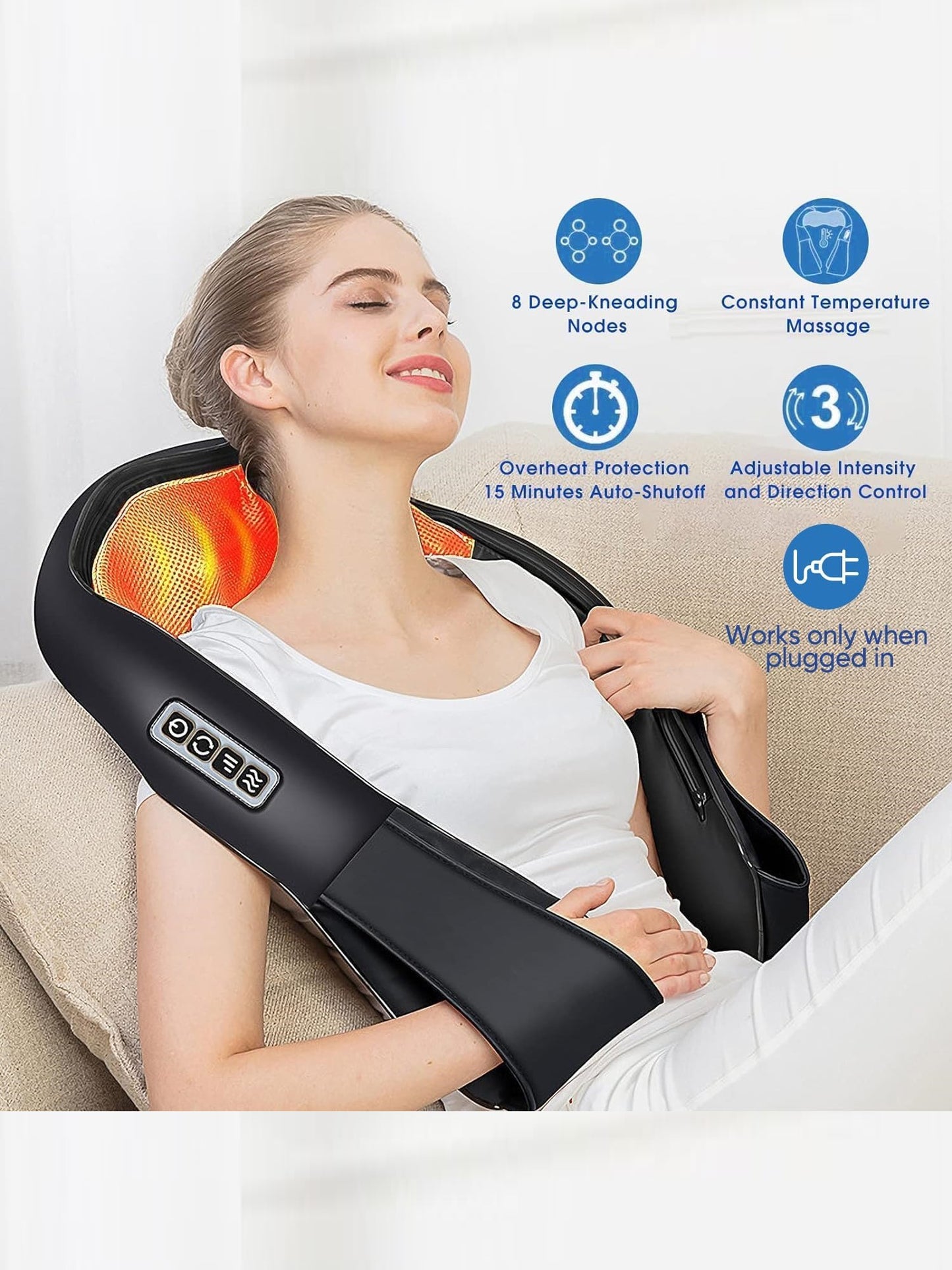 Ultimate Shiatsu Massager for Neck and Back Massager (Premium Edition)