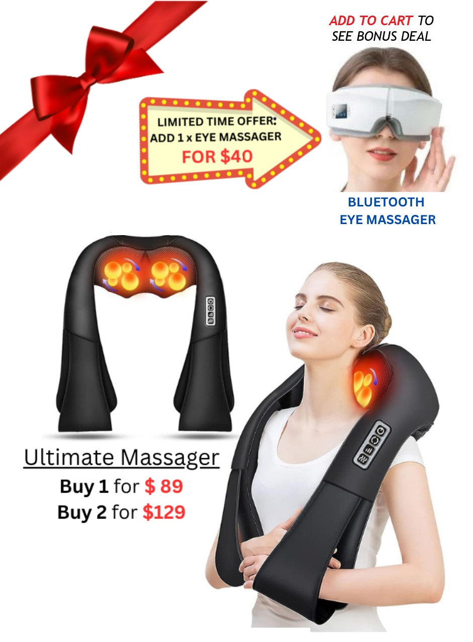 Ultimate Shiatsu Massager for Neck and Back Massager (Premium Edition)