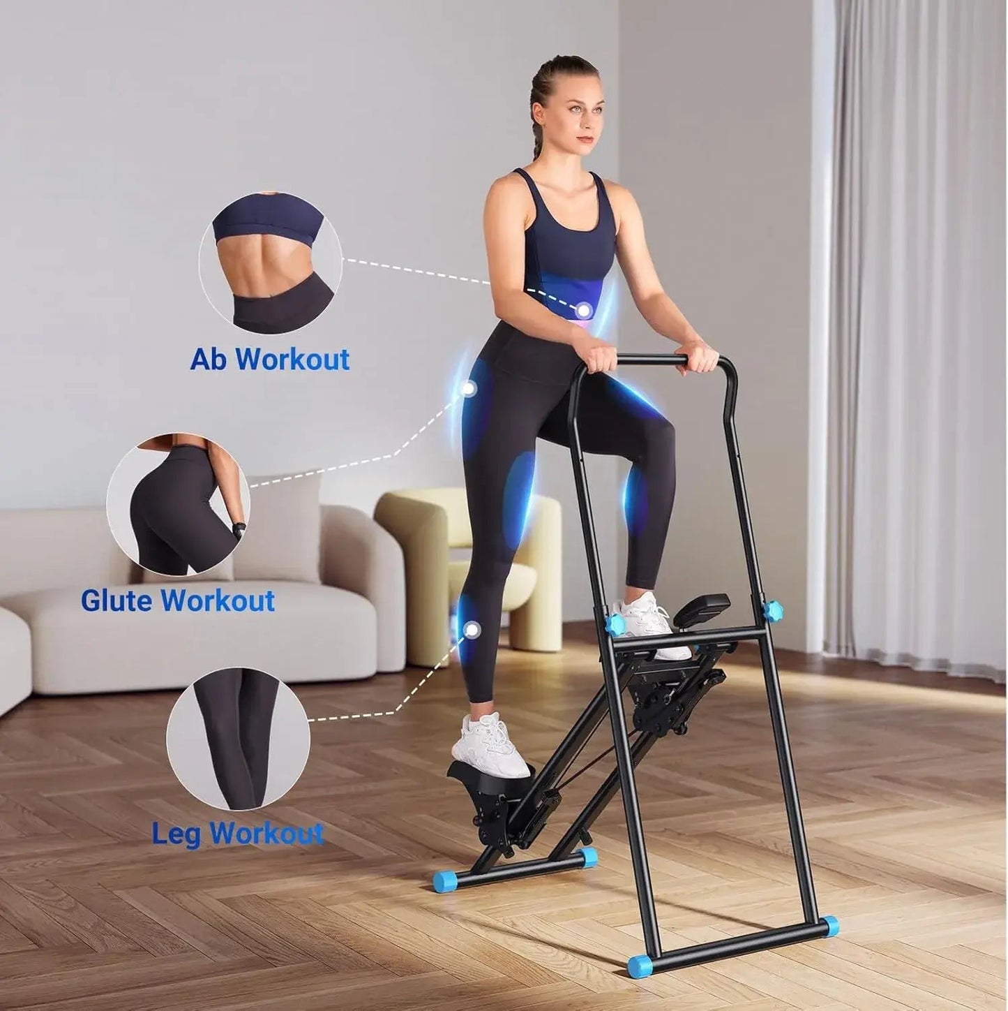 Compact Vertical Fitness Climber