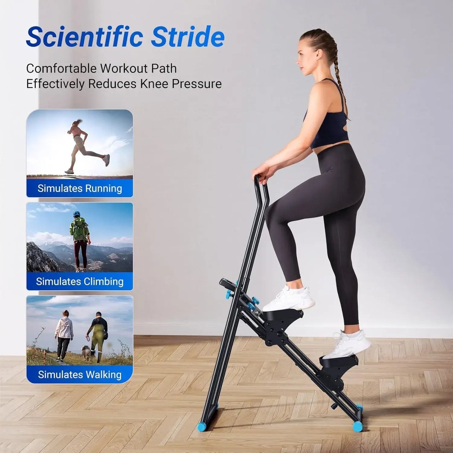 Compact Vertical Fitness Climber