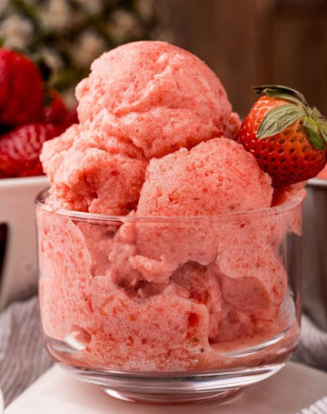 Strawberry Pineapple Sorbet (C)