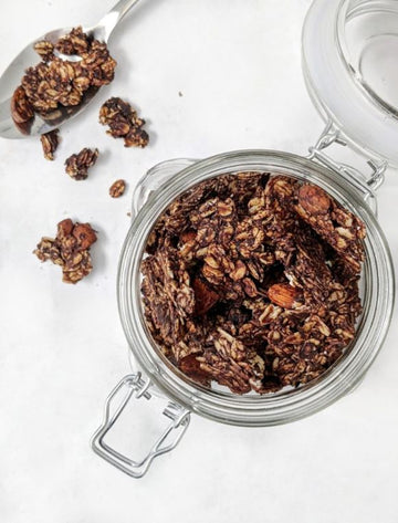 Healthy Dark Chocolate Almond Granola (M)