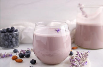 Blueberry Lavender Almond Milk (B)