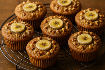 Almond Pulp Banana Bread Muffins