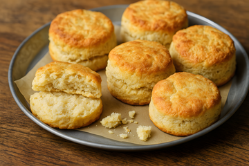 Almond Pulp Cheddar Biscuits