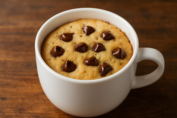 Almond Pulp Chocolate Chip Mug Cake