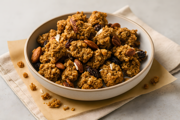 Almond Pulp Granola Clusters