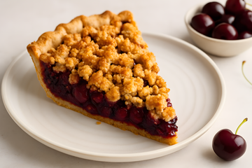 Cherry Crumble Pie