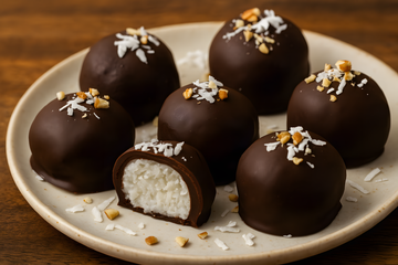 Coconut-Stuffed Chocolate Bites