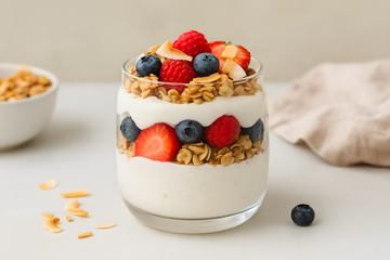 Coconut Almond Pulp Breakfast Parfait