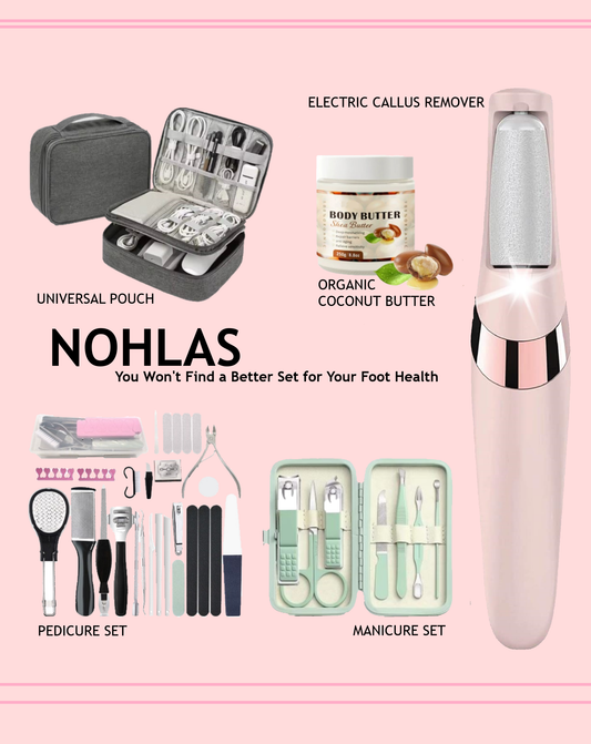 Ultimate Foot Care Set: Callus Remover & Manicure Magic