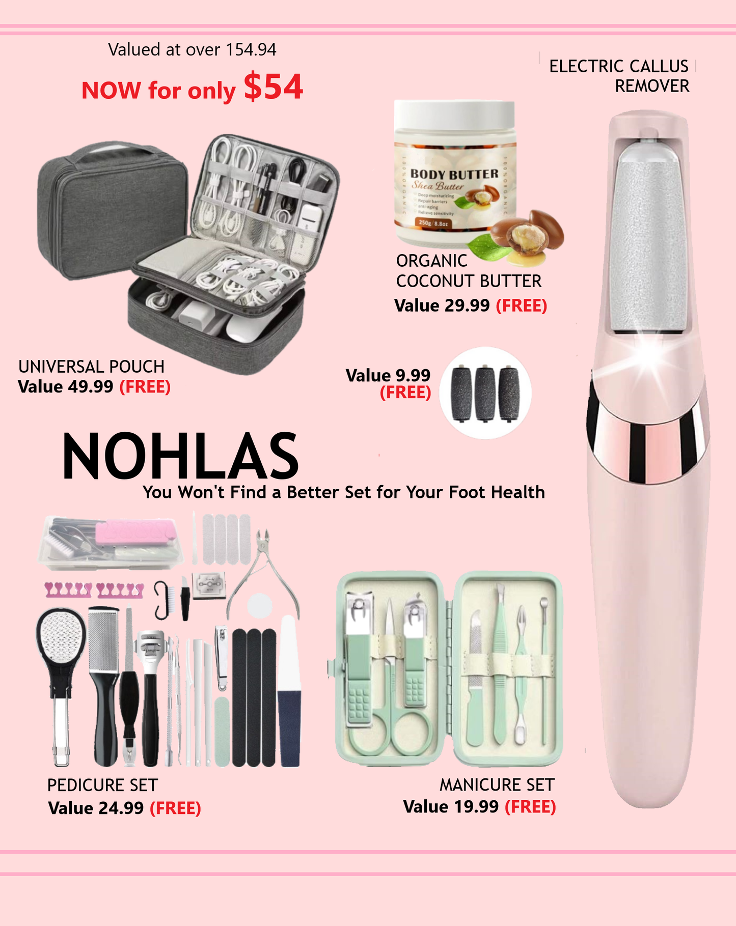 Foot Care - Callus Remover set